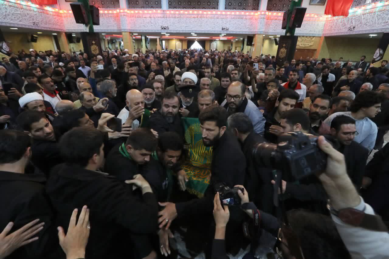 حضور باشکوه زنجانی ها در سوگ شهادت رئیس جمهور