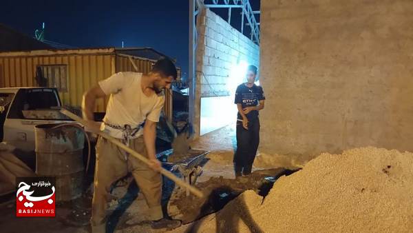 ساخت موکب اربعین دلوار در مرز شلمچه ساخت موکب اربعین دلوار در مرز شلمچه