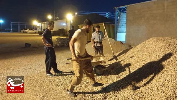 ساخت موکب اربعین دلوار در مرز شلمچه ساخت موکب اربعین دلوار در مرز شلمچه