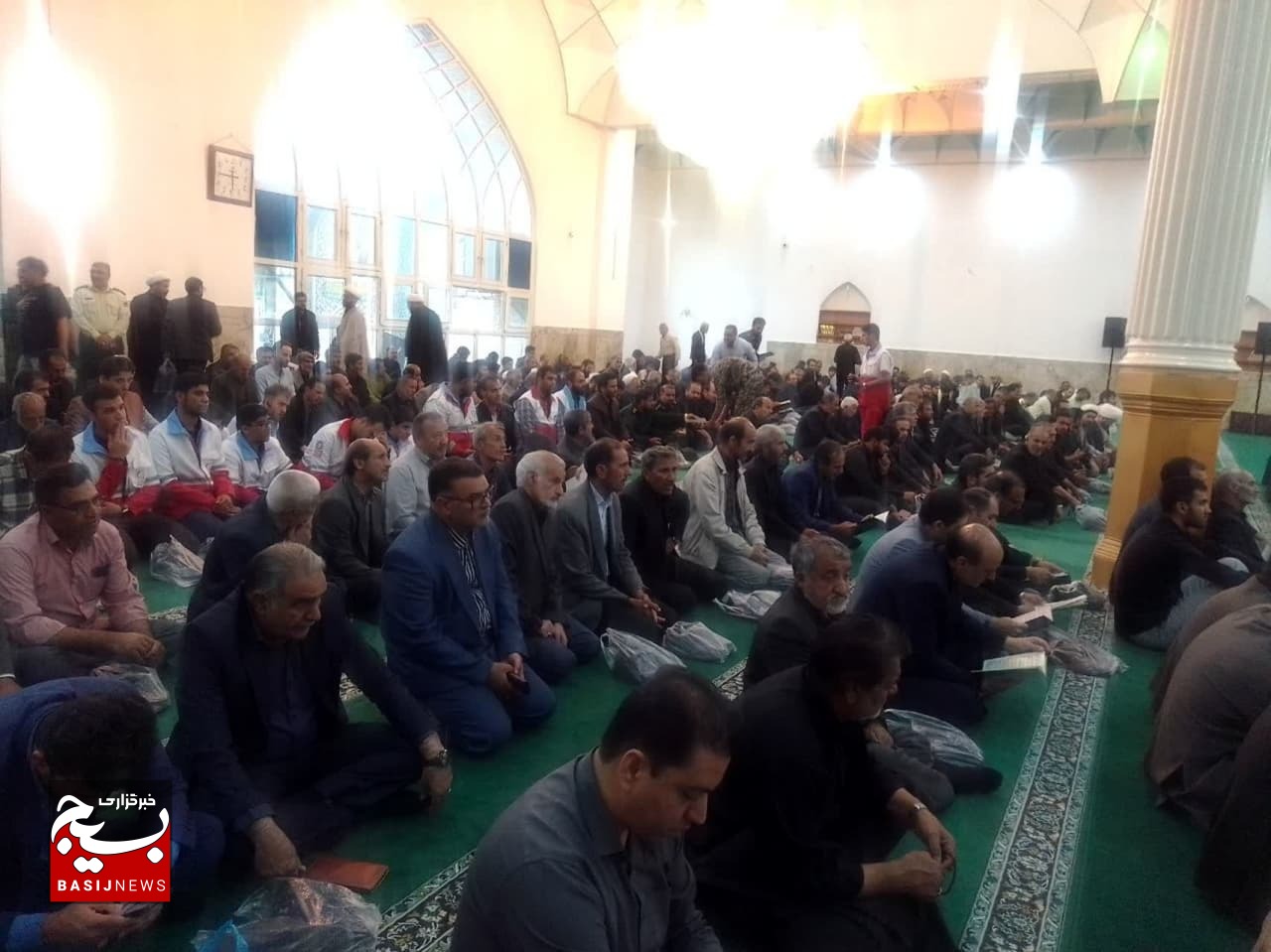 مراسم بزرگداشت شهادت رییس جمهور و هیئت همراهشان در شهرستان تربت حیدریه+عکس