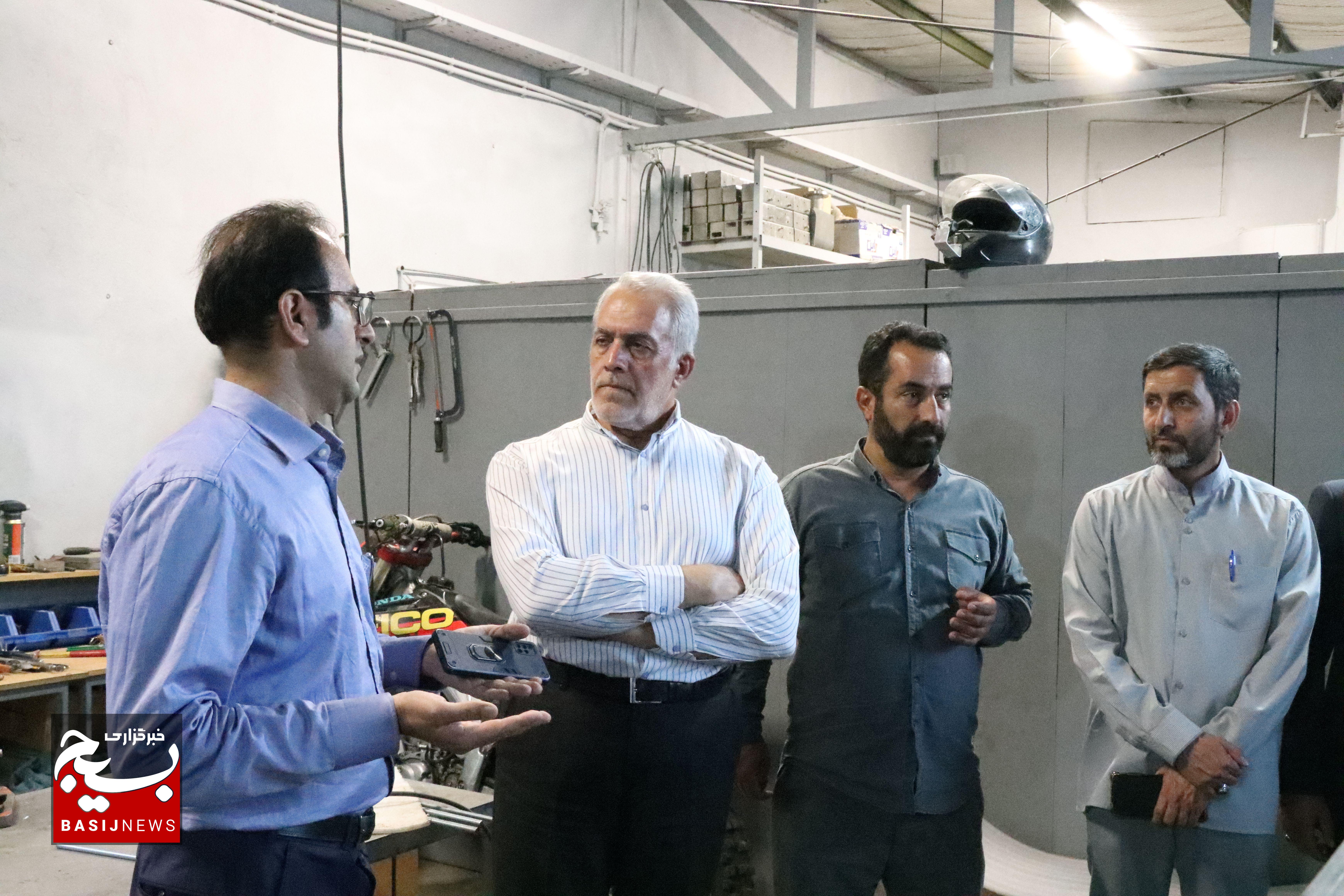 بازدید مدیر عامل بنیاد تعاون بسیج کشور از شهرک صنعتی سدید کرمان بازدید مدیر عامل بنیاد تعاون بسیج کشور از شهرک صنعتی سدید کرمان