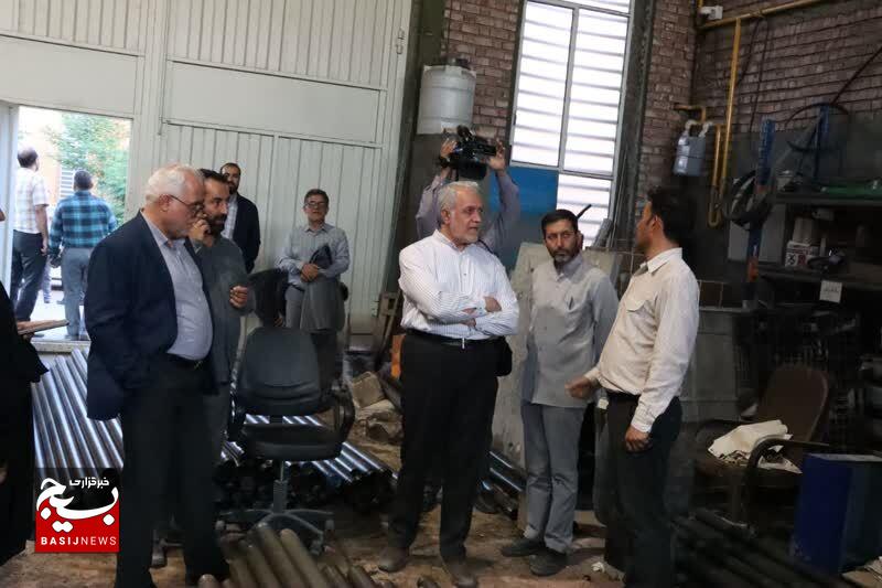 بازدید مدیر عامل بنیاد تعاون بسیج کشور از شهرک صنعتی سدید کرمان بازدید مدیر عامل بنیاد تعاون بسیج کشور از شهرک صنعتی سدید کرمان