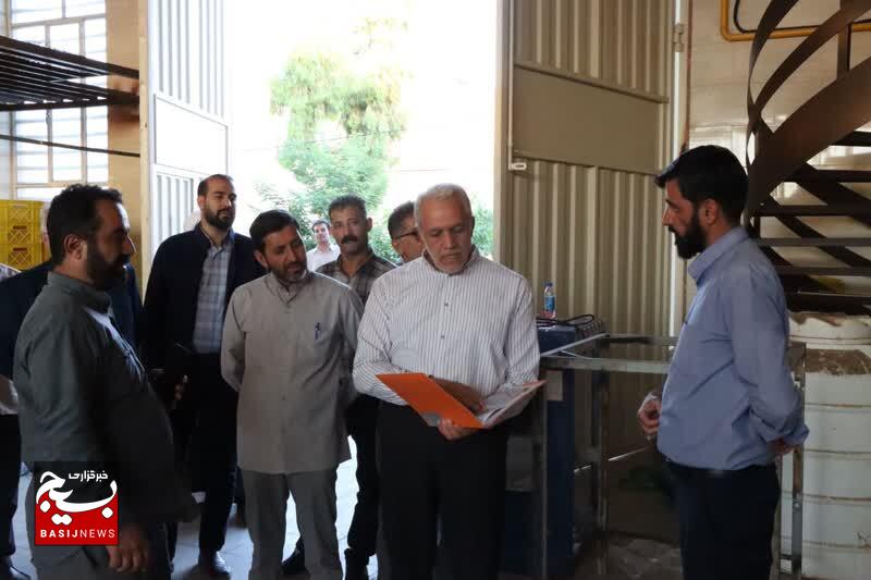 بازدید مدیر عامل بنیاد تعاون بسیج کشور از شهرک صنعتی سدید کرمان بازدید مدیر عامل بنیاد تعاون بسیج کشور از شهرک صنعتی سدید کرمان