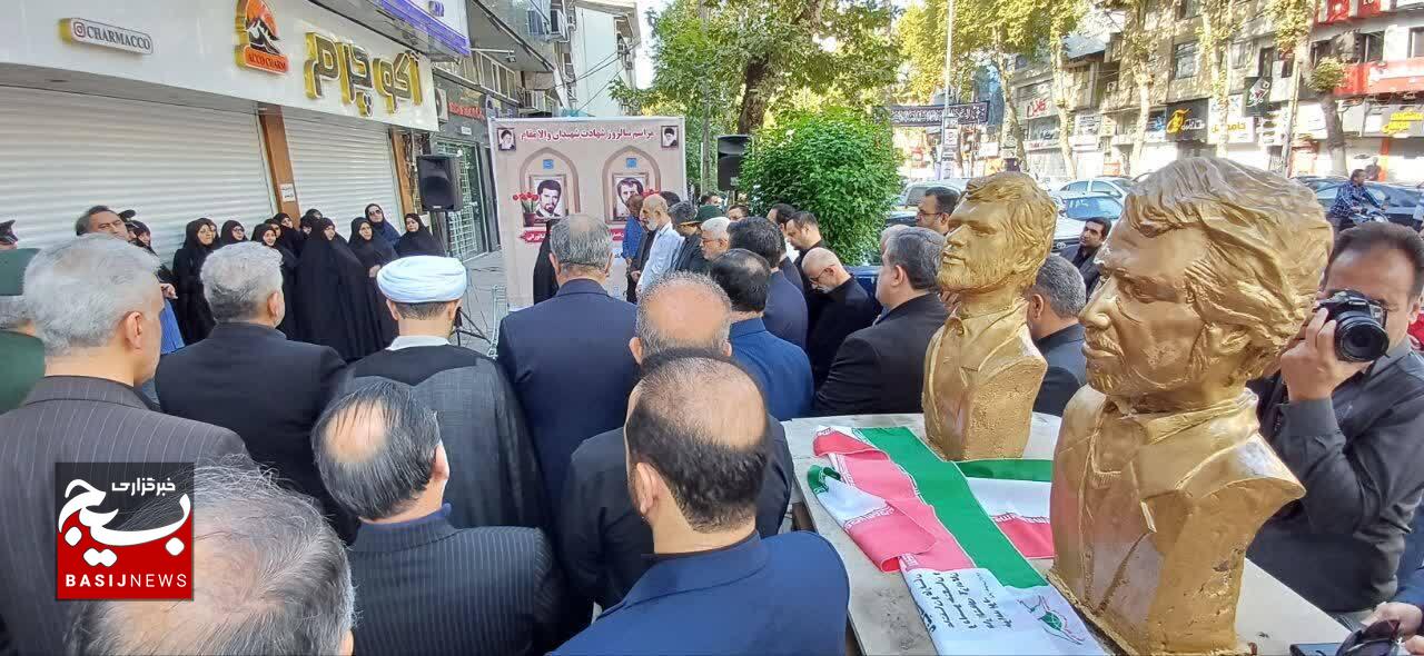 مراسم گلباران محل شهادت شهیدان انصاری (استاندار گیلان )و نورانی (معاون استاندار) مراسم گلباران محل شهادت شهیدان انصاری (استاندار گیلان )و نورانی (معاون استاندار)