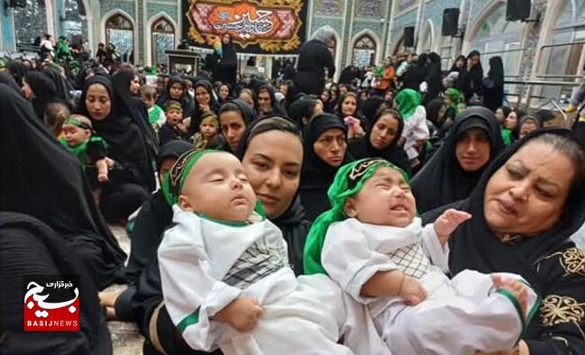 برگزاری آیین با شکوه شیرخوارگان حسینی در دیار سلسله الذهب برگزاری آیین با شکوه شیرخوارگان حسینی در دیار سلسله الذهب
