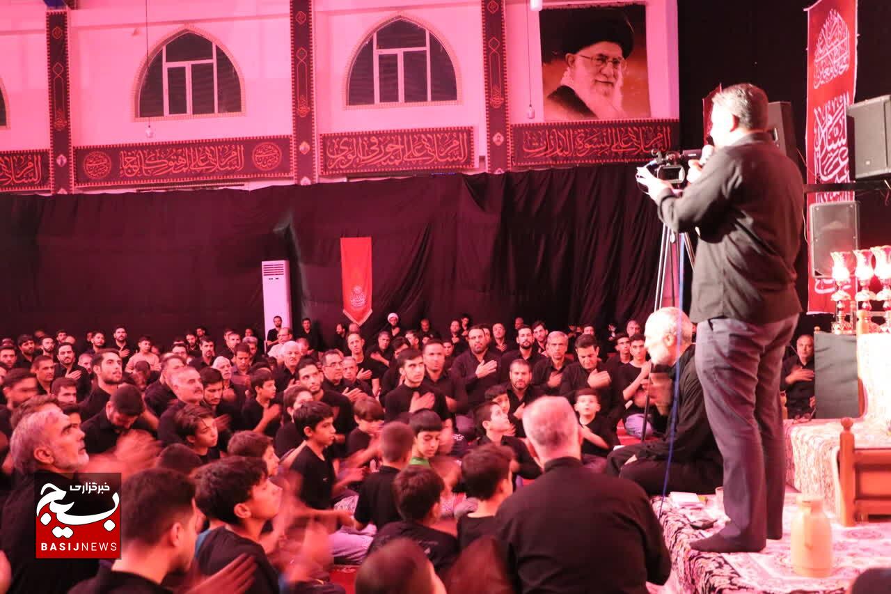 مراسم عزاداری در حسینیه عاشقان ثارالله