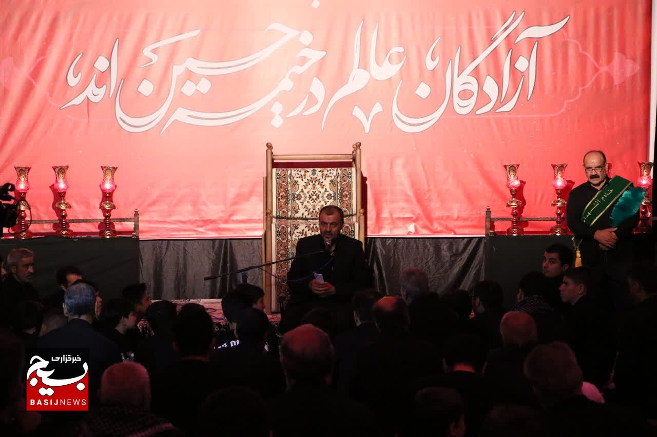 مراسم عزاداری در حسینیه عاشقان ثارالله