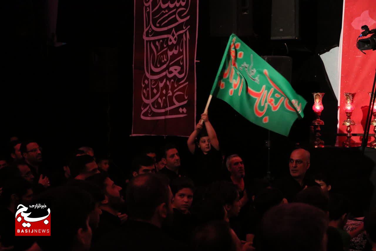 مراسم عزاداری در حسینیه عاشقان ثارالله