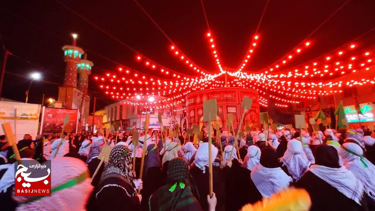 آئین نمادین به خاکسپاری شهدای کربلا در آستانه اشرفیه آئین نمادین به خاکسپاری شهدای کربلا در آستانه اشرفیه