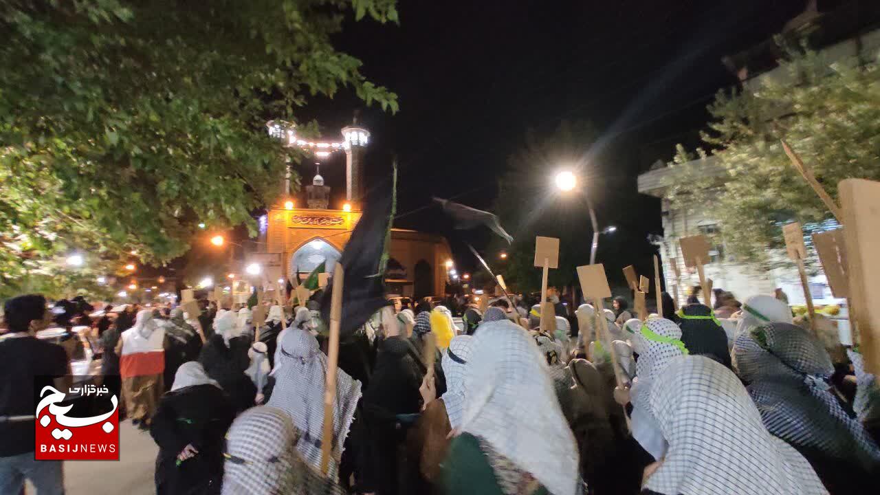 آئین نمادین به خاکسپاری شهدای کربلا در آستانه اشرفیه آئین نمادین به خاکسپاری شهدای کربلا در آستانه اشرفیه