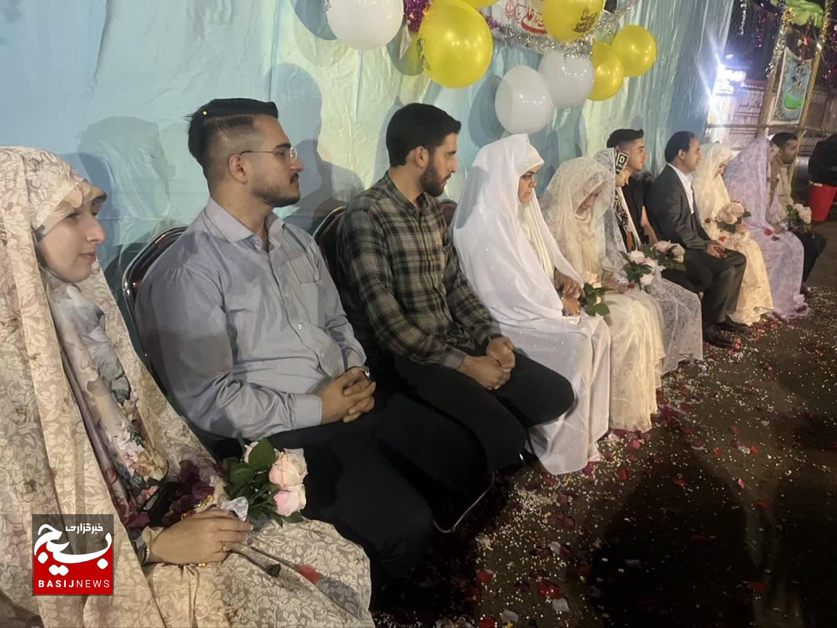 مراسم جشن ازدواج ۶ زوج جوان در رشت مراسم جشن ازدواج ۶ زوج جوان در رشت