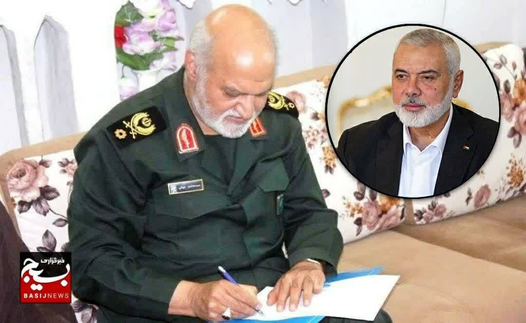 رزمندگان امام رضایی در پیمودن راه «شهید هنیه» لحظهای تردید نخواهند کرد رزمندگان امام رضایی در پیمودن راه «شهید هنیه» لحظهای تردید نخواهند کرد