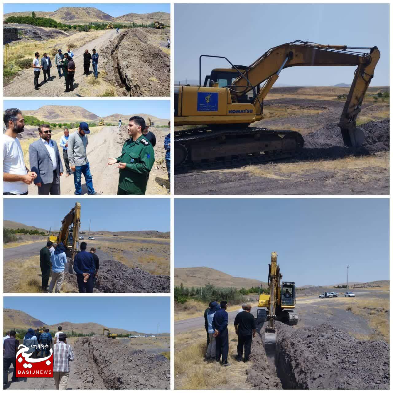 آبرسانی به روستای قاشقاتپه بخش قره پشتلوی شهرستان زنجان آبرسانی به روستای قاشقاتپه بخش قره پشتلوی شهرستان زنجان