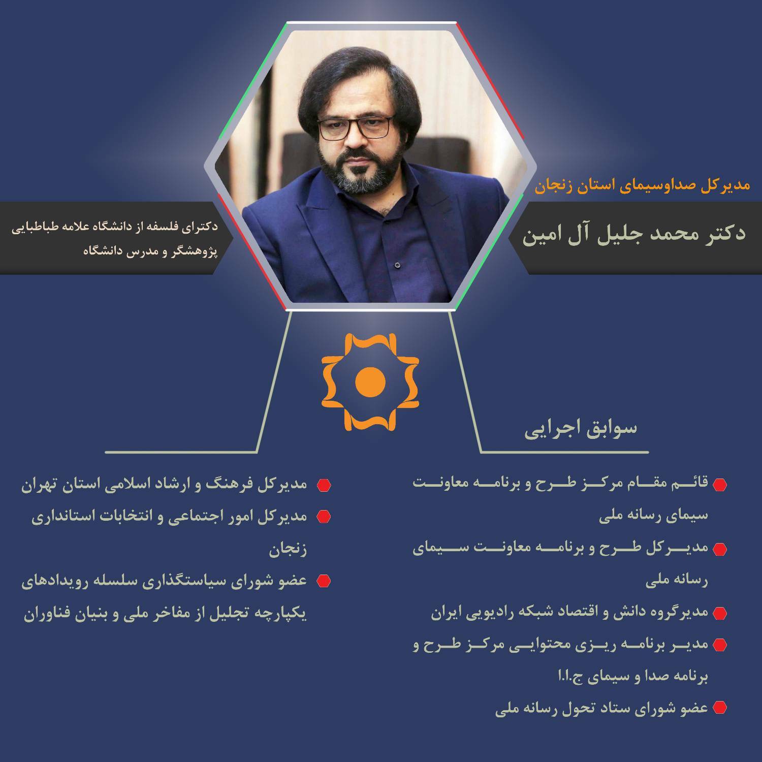 انتصاب مدیر کل صدا وسیمای مرکز زنجان انتصاب مدیر کل صدا وسیمای مرکز زنجان