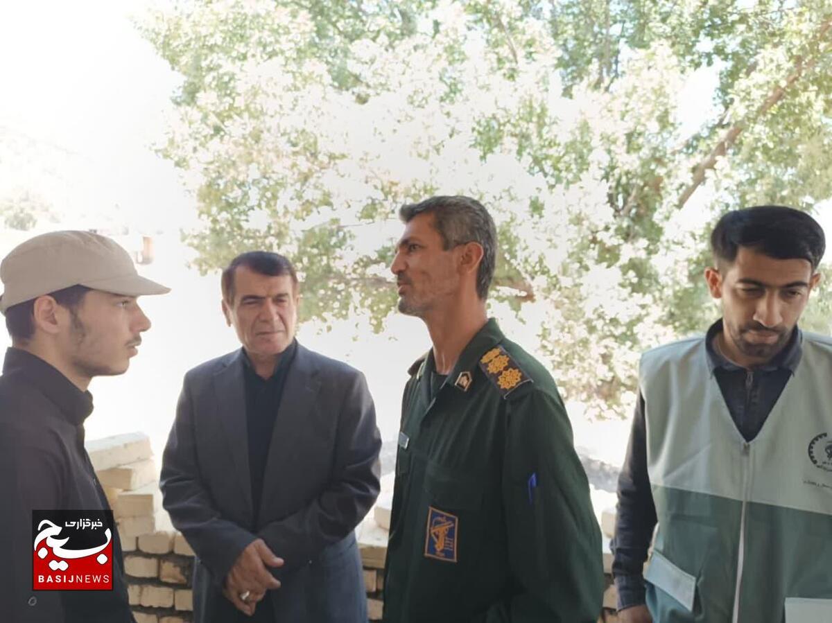 بازدید از اردوی جهادی بسیج دانشجویی در بخش ارمند
