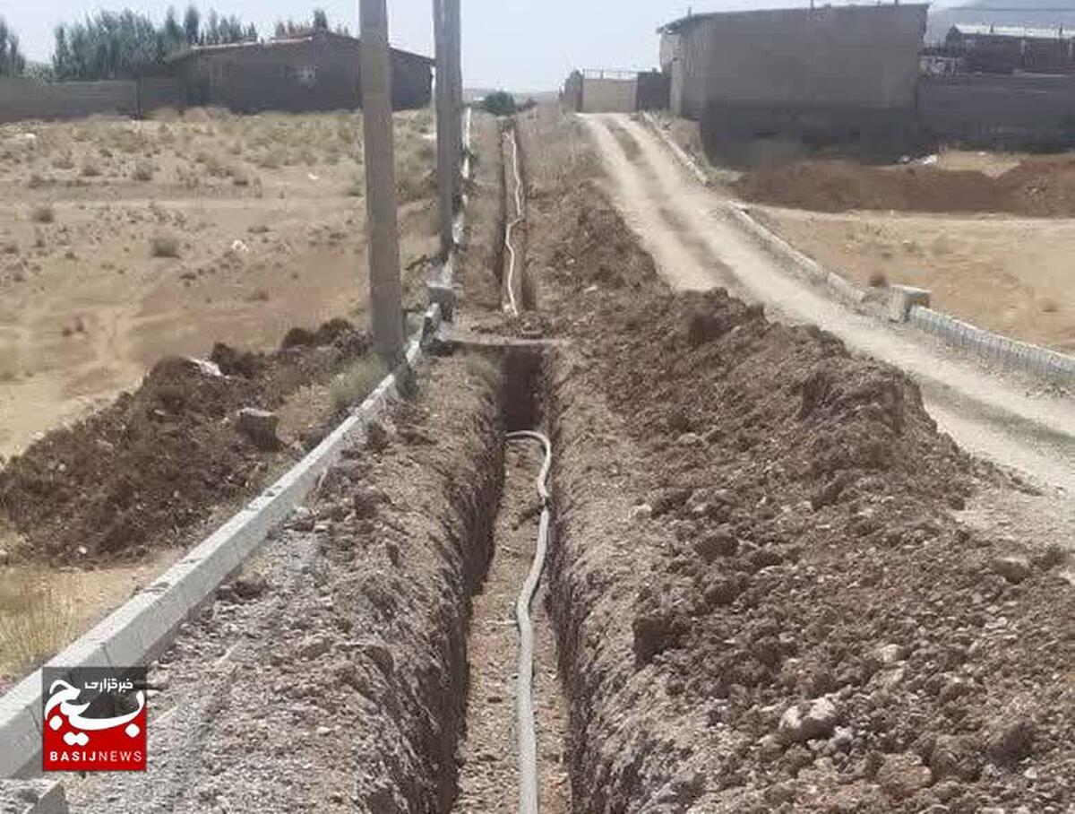 شروع طرح آبرسانی دیگری با همراهی خیّرین بسیج سازندگی