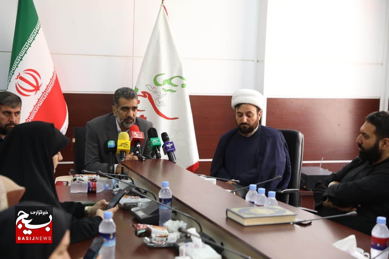 نشست خبری مسئول سازمان بسیج جامعه پزشکی با محوریت تشریح برنامه‌های این سازمان به مناسبت اربعین حسینی