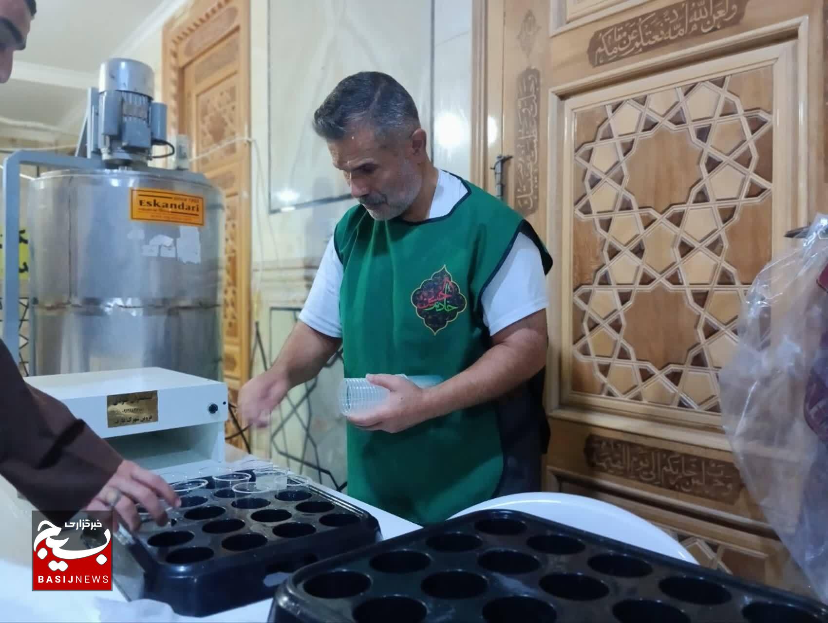 داستان دلدادگی خادمین حسینی در موکب سیدالشهدای اوقاف استان قزوین