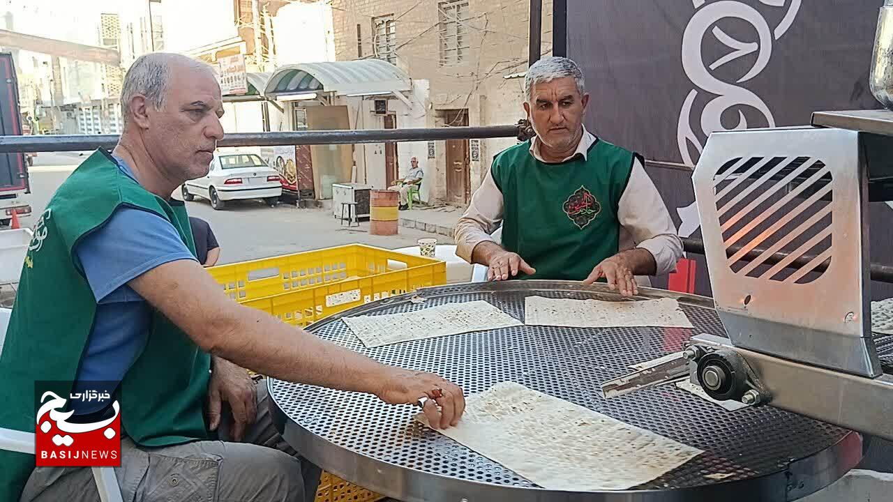 داستان دلدادگی خادمین حسینی در موکب سیدالشهدای اوقاف استان قزوین