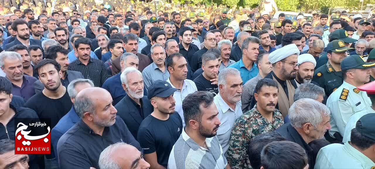 مراسم وداع با شهید مدافع وطن “فرشید میریان” در دلفان