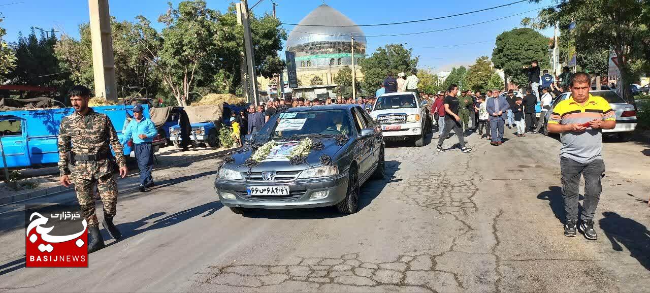 مراسم وداع با شهید مدافع وطن “فرشید میریان” در دلفان