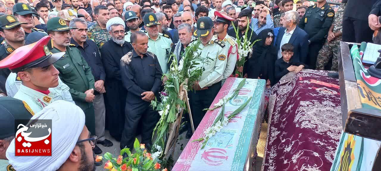 مراسم وداع با شهید مدافع وطن “فرشید میریان” در دلفان