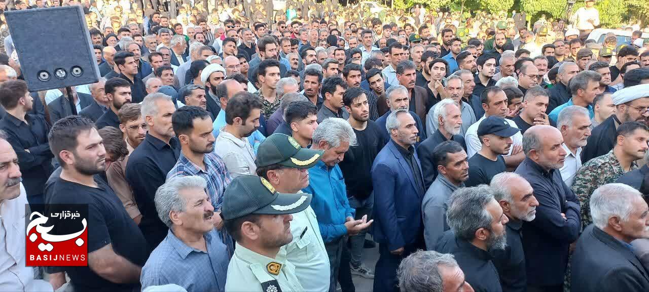 مراسم وداع با شهید مدافع وطن “فرشید میریان” در دلفان