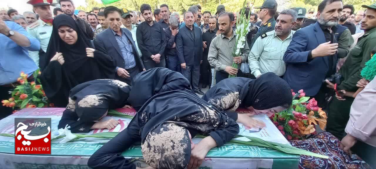 مراسم وداع با شهید مدافع وطن “فرشید میریان” در دلفان