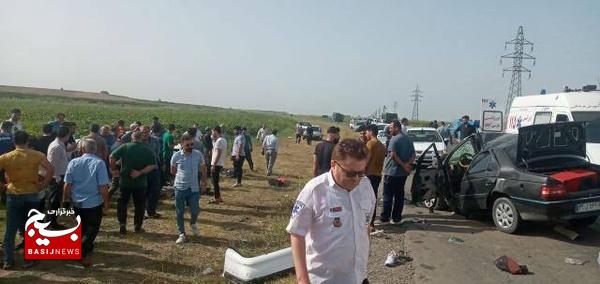 ۲ فوتی و ۶ مصدوم در اثر حادثه رانندگی در جاده پارسآباد ۲ فوتی و ۶ مصدوم در اثر حادثه رانندگی در جاده پارسآباد