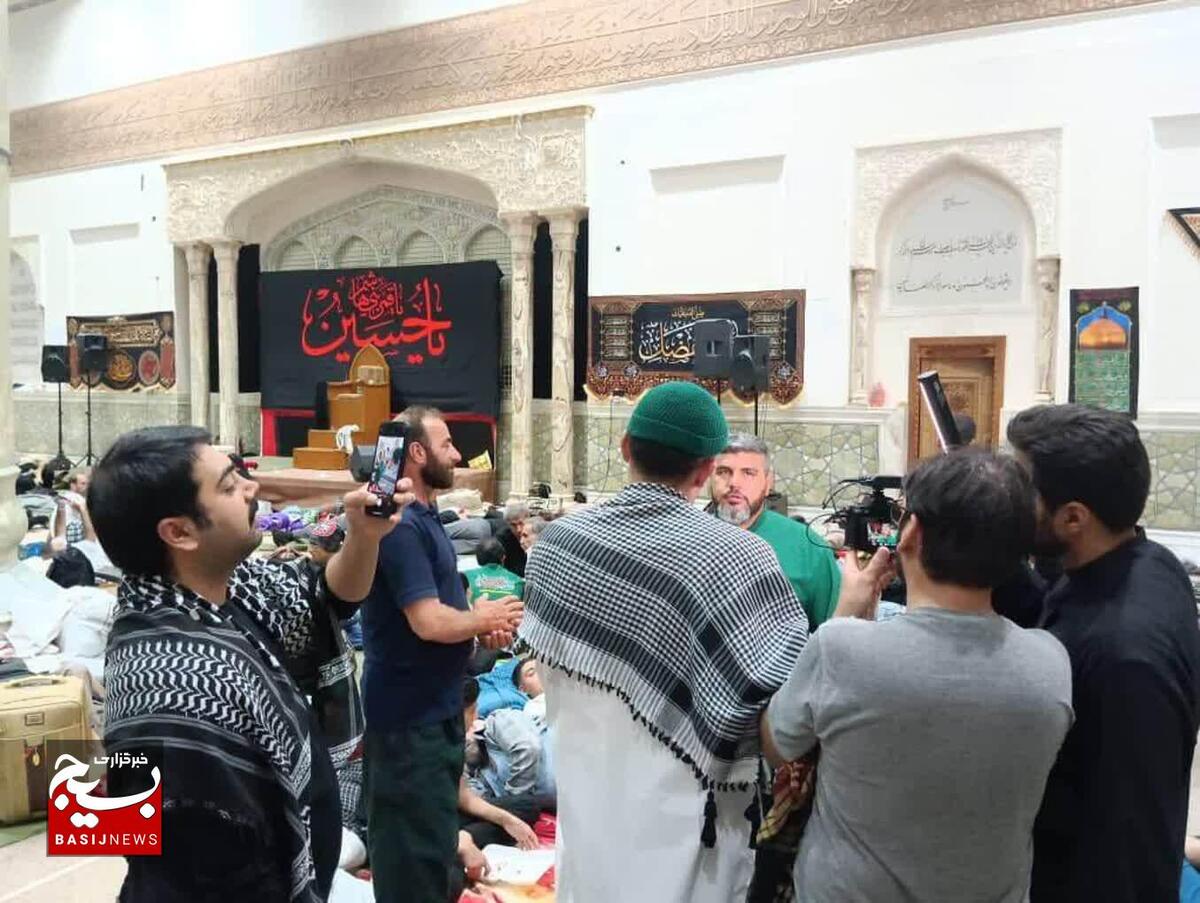 اسکان روزانه سه هزار و ۵۰۰ نفر توسط موکب سیدالشهدا (ع ) شهر قزوین