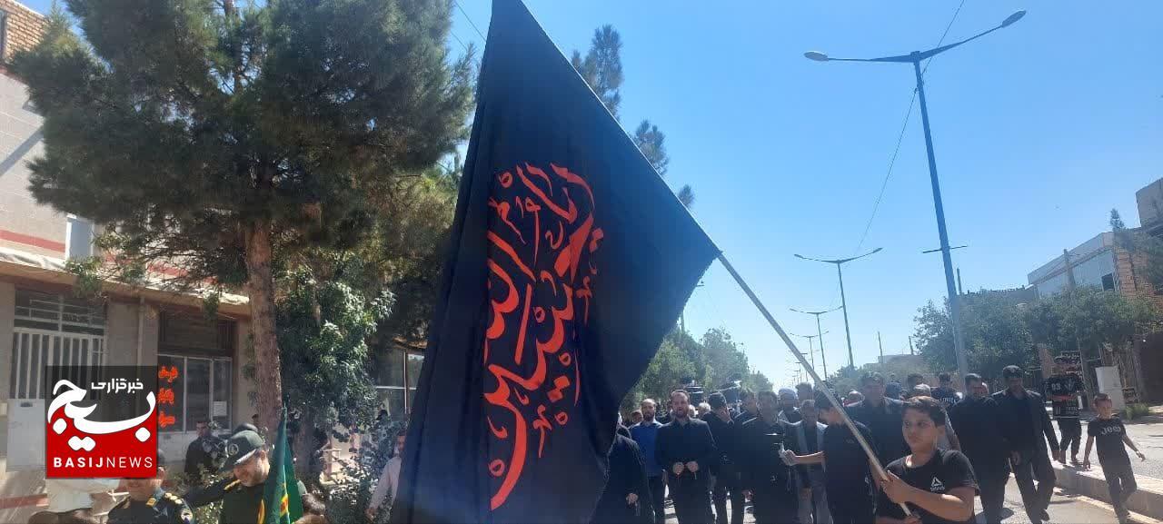 اجتماع دلدادگان اربعین حسینی در جوین +فیلم و تصویر