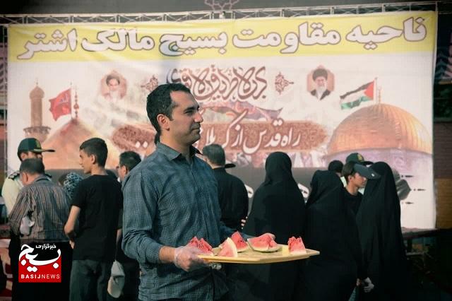 موکب پذیرایی و پردیس فرهنگی ناحیه مالک اشتر در مسیر پیاده روی اربعین برپا شد موکب پذیرایی و پردیس فرهنگی ناحیه مالک اشتر در مسیر پیاده روی اربعین برپا شد