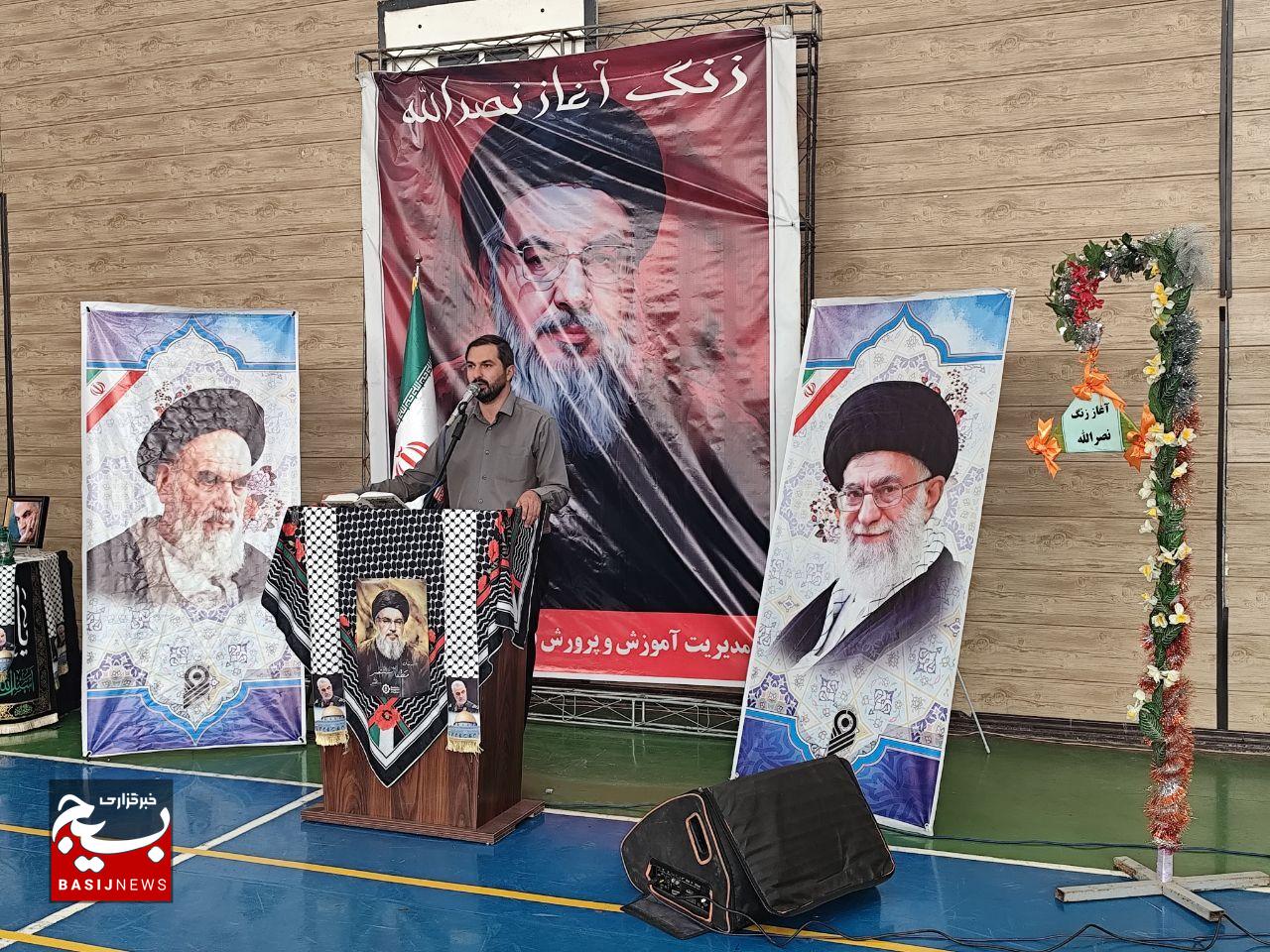 زنگ آغاز نصرالله در مدارس کرمان نواخته شد زنگ آغاز نصرالله در مدارس کرمان نواخته شد
