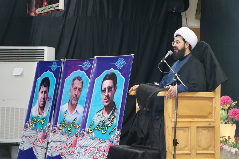 نهمین سالگرد سه شهید مدافع حرم لشکرشهیدان براتی،مرادی و زارع
