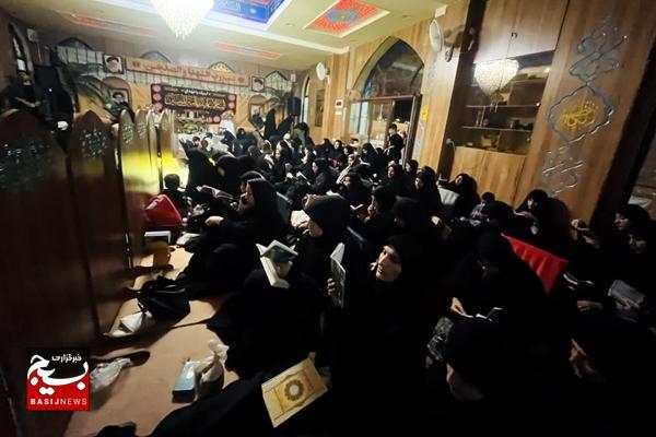 برگزاری مراسم شب قدر در حرم شهدای گمنام کنگان