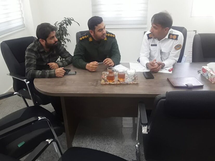 دیدار معاون آموزش سپاه پیشوا با رئیس پلیس راهور فراجا