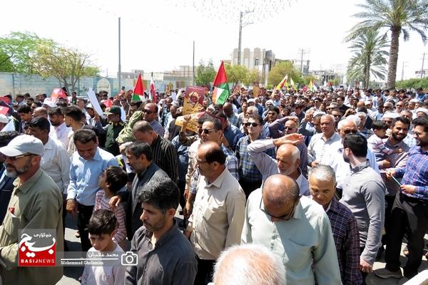 حضور پرشور مردم کنگان در راهپیمایی روز جهانی قدس حضور پرشور مردم کنگان در راهپیمایی روز جهانی قدس