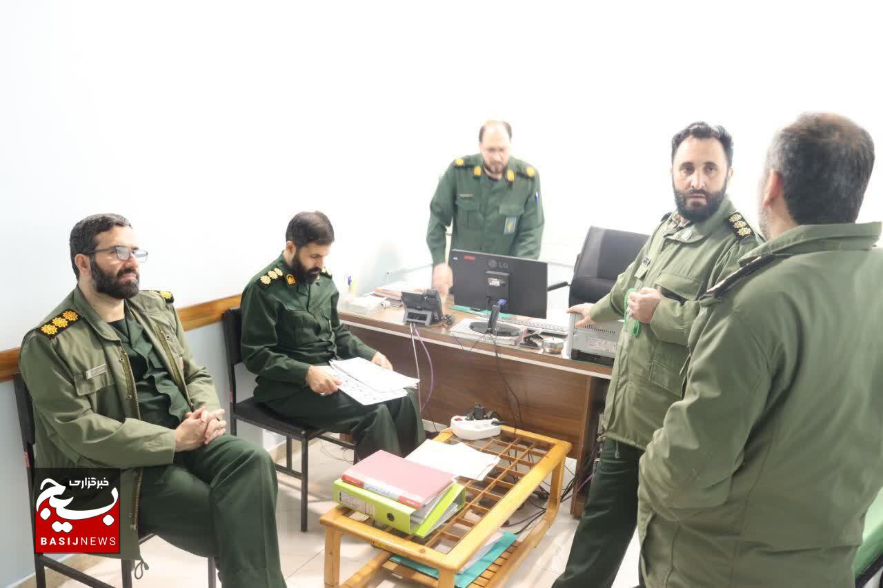 بازدید جانشین نمایندگی ولی فقیه در سپاه قدس گیلان و هیات همراه از حوزه هایمقاومت سپاه لنگرود بازدید جانشین نمایندگی ولی فقیه در سپاه قدس گیلان و هیات همراه از حوزه هایمقاومت سپاه لنگرود
