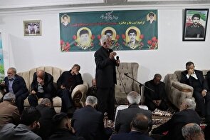 مراسم گرامیداشت یاد شهدا به مناسبت هفته بسیج توسط بسیج پیشکسوتان آذربایجان غربی