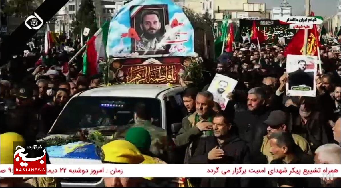 تشییع مدافع امنیت «شهید رضا نوری» در ساوه تشییع مدافع امنیت «شهید رضا نوری» در ساوه