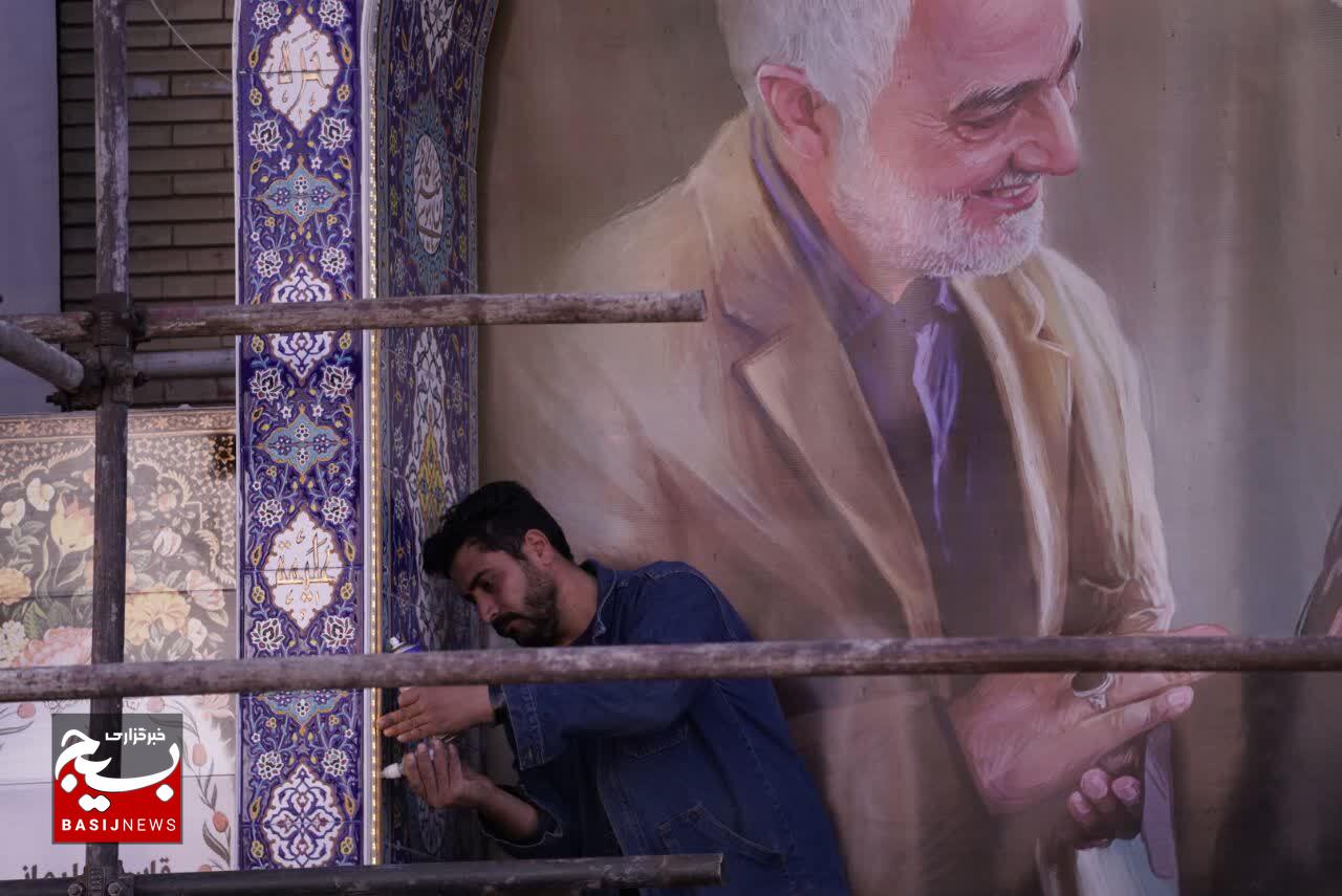 کرمان نفس می‌کشد به نام حاج قاسم؛ شهر مهیای قدم‌های عاشقان سردار