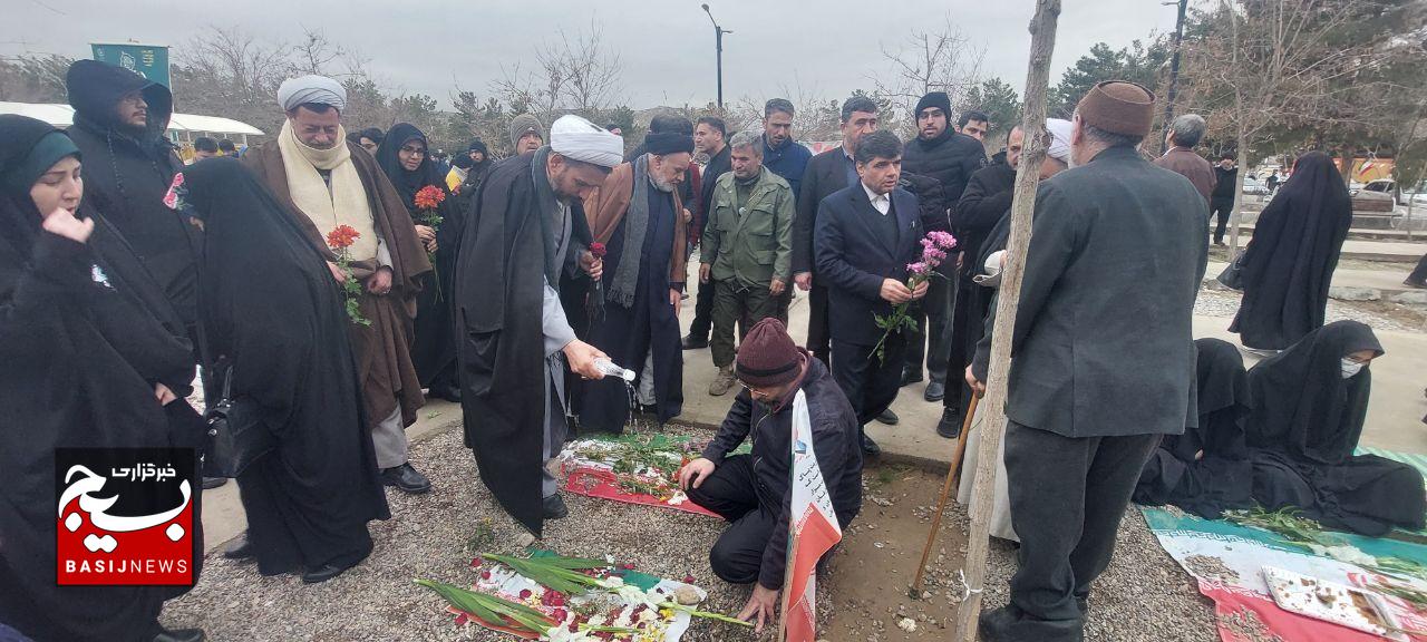 در آستانه چهل و هفتمین بهار انقلاب؛ دلدادگان، عهد جاودان با شهیدان امنیت بستند