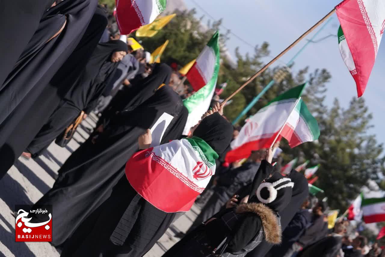 راهپیمایی مردم کرمان علیه جنایات آمریکایی صهیونیستی در کرمان