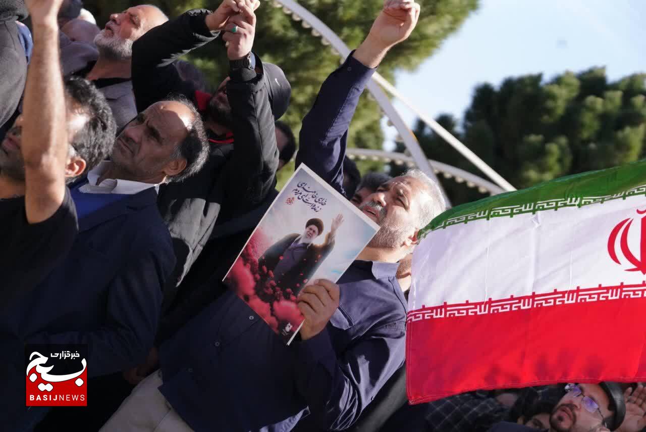 راهپیمایی مردم کرمان علیه جنایات آمریکایی صهیونیستی در کرمان