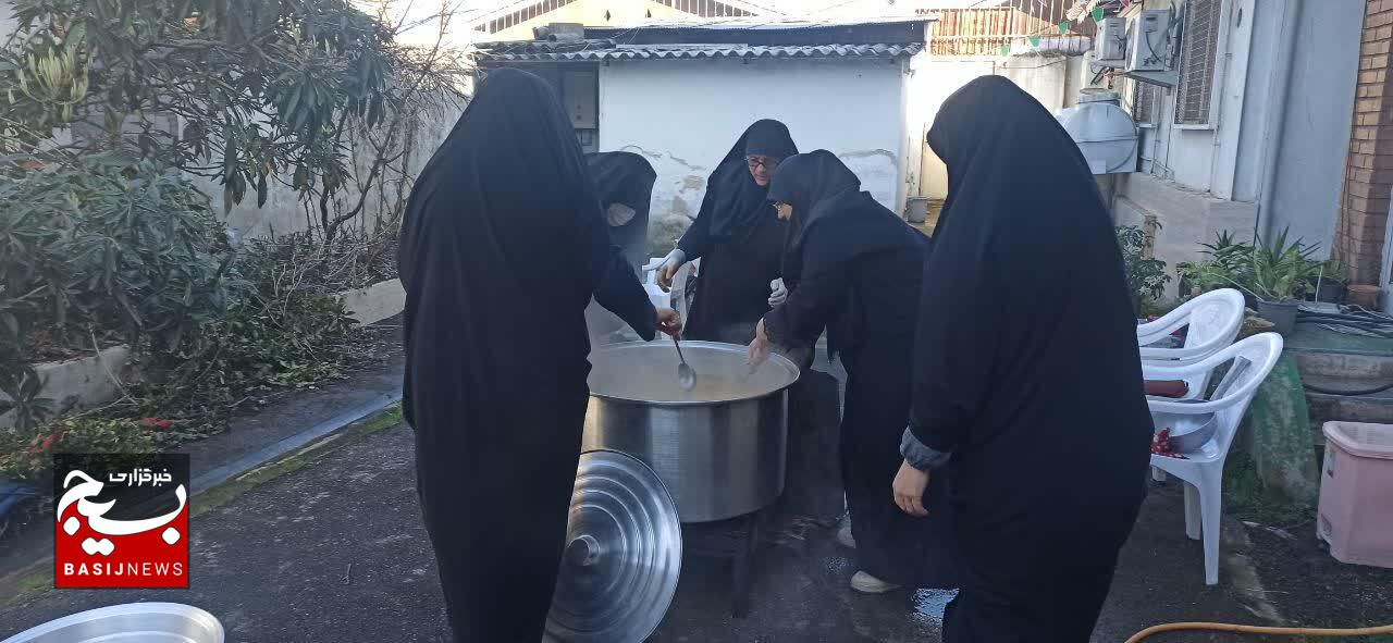 خدمت بانوان جهادی لاهیجان در پشت جبهه های نبرد حق و باطل