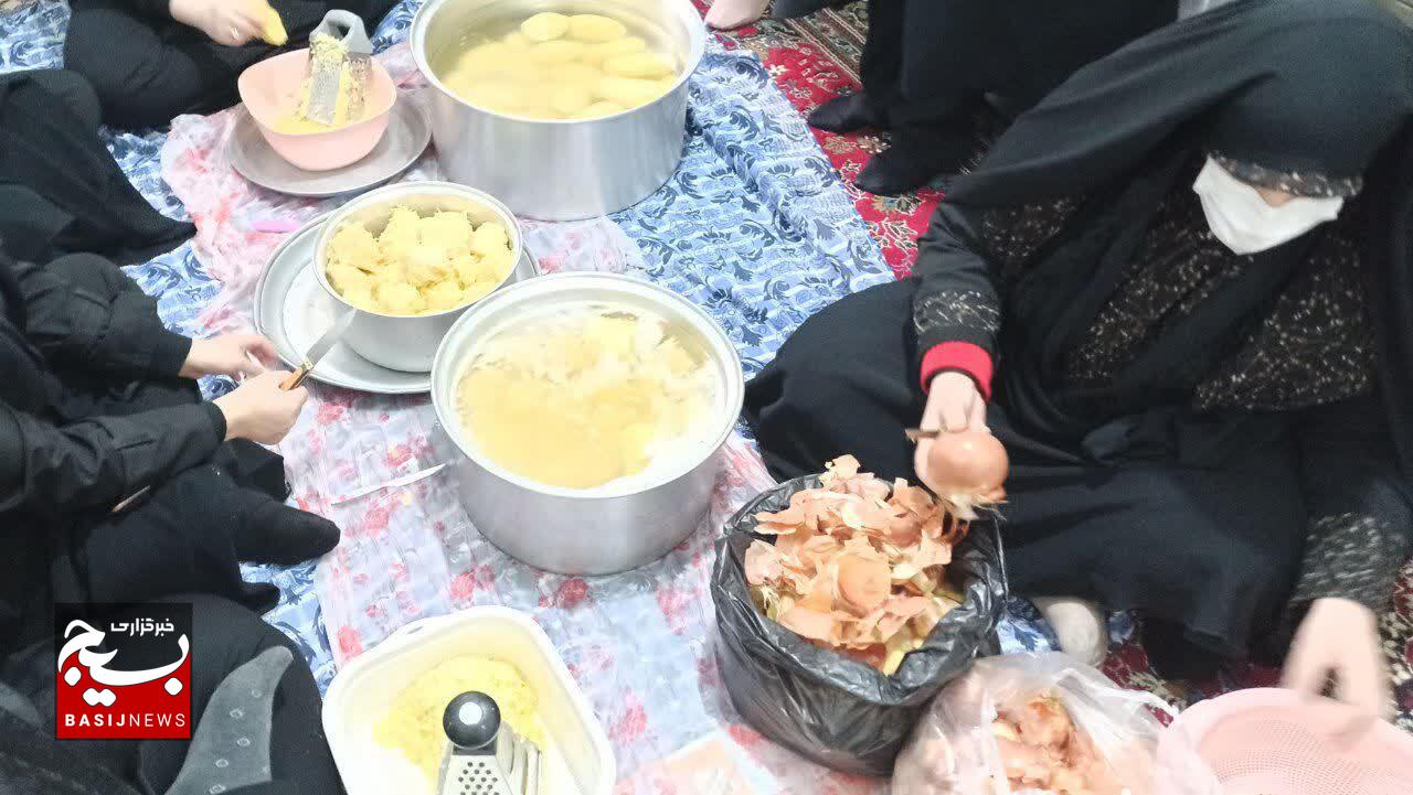 خدمت بانوان جهادی لاهیجان در پشت جبهه های نبرد حق و باطل