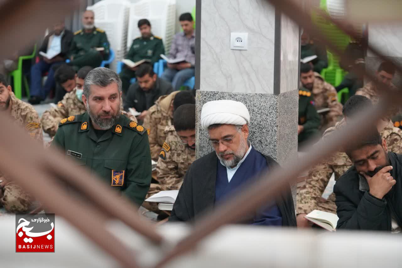 ماه خدا، رمضان بندگی / محفل انس با قرآن در سپاه ثارالله کرمان