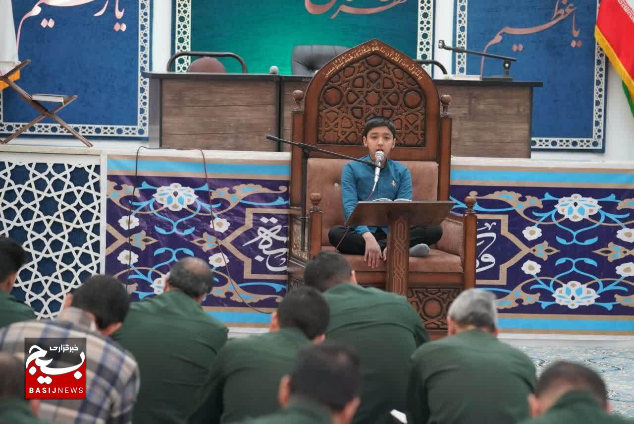 ماه خدا، رمضان بندگی / محفل انس با قرآن در سپاه ثارالله کرمان