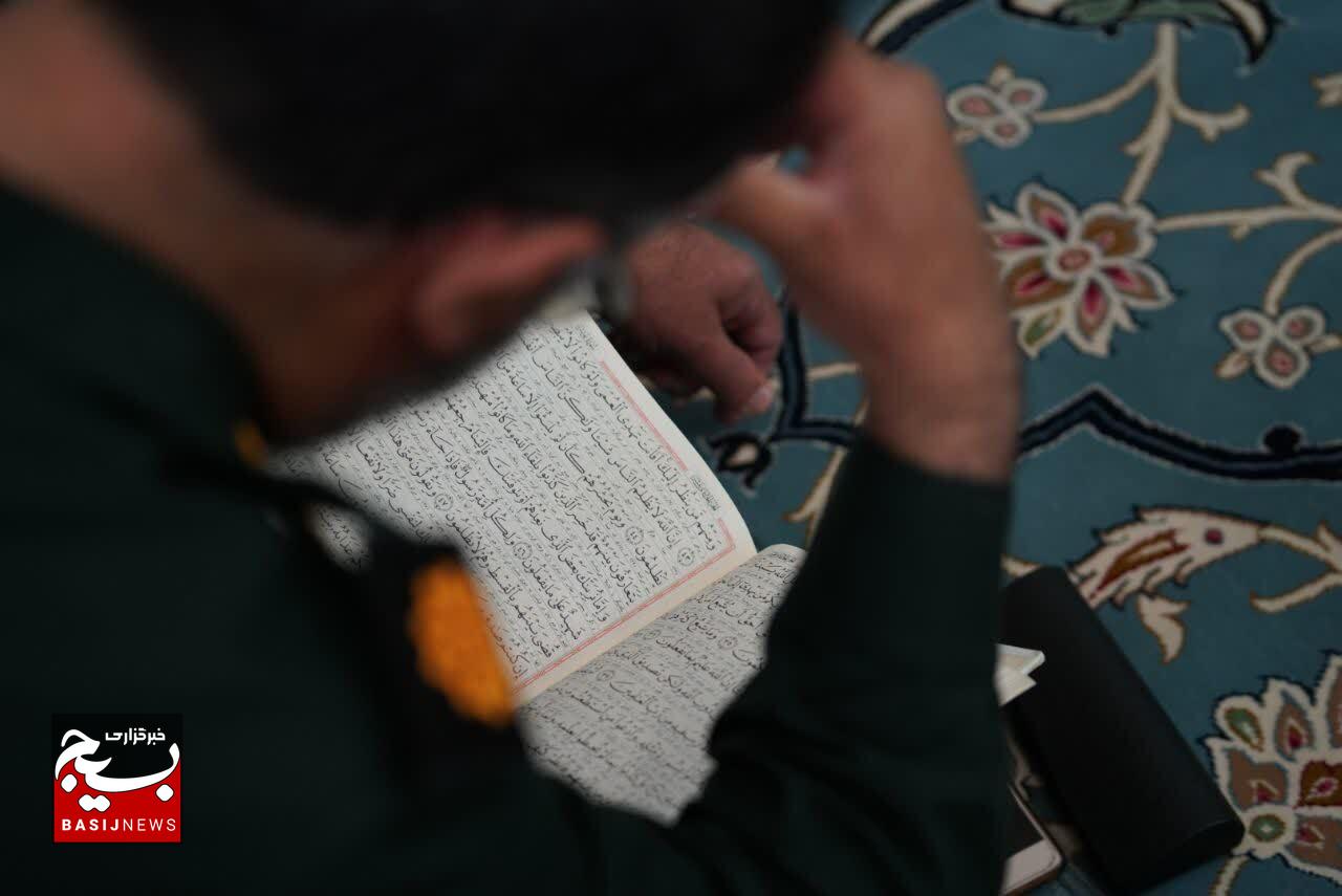 ماه خدا، رمضان بندگی / محفل انس با قرآن در سپاه ثارالله کرمان