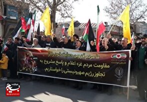 راهپیمایی ضدصهیونیستی در قزوین برگزار شد